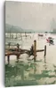 Bild auf Leinwand - Leinwandbild - Einteilig - Boot Ufer Produktbild-Vorschau 1