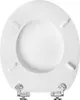 A white toilet seat viewed from above. Produktbild-Vorschau