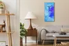 Wanduhr Bürouhr Leinwand Bild Geräuschlos Kunstdruck 30x60 Produktbild-Vorschau 3