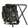 Sitzrucksack Klapp Camping Stuhl Hocker mit Rucksack Produktbild-Vorschau 8