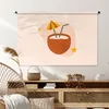 MuchoWow® Wandteppich Wandbehang Cocktail - Kokosnuss - Produktbild-Vorschau 6