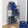 Haushalt International Flaschenkastenständer, silber für Produktbild-Vorschau 3
