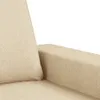 vidaXL 2-Sitzer-Sofa Creme 140 cm Stoff Produktbild-Vorschau 6