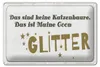 Blechschild Spruch 12x18 cm Maine Coon Glitter Schild Produktbild-Vorschau 1