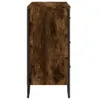 vidaXL Komoda kouřový dub 91x35,5x74,5 cm materiál na bázi Náhled obrázku produktu 5
