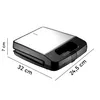 Sandwichmaker XXL 1400W für 4 Toasts Sandwiches Produktbild-Vorschau 11