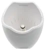 A close-up, top-down view of the interior of a white plastic blender foot with a black rubber seal visible. Náhled obrázku produktu