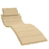 vidaXL Cuscino lettino Melange Beige 186x58x4 cm tessuto Anteprima dell’immagine prodotto 1