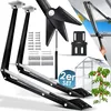 A collage of product images showing automatic greenhouse window openers, their components, and a greenhouse with tomatoes. Produktbild-Vorschau