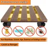 LARS360 2 szt. rolki do roślin WPC kątowe 30x30cm nośność Podgląd zdjęcia produktu 4