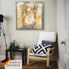 ARTland Leinwandbild Fröhlicher Buddha II Größe: 70x70 cm Produktbild-Vorschau 5