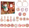 A collage of Christmas-themed jewelry and accessories, including an advent calendar, bracelets, and charms. Produktbild-Vorschau