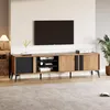 Sweiko Mobile TV rustico marrone, mobile basso, mobile TV, Anteprima dell’immagine prodotto 7