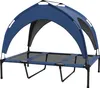 Hundebett Outdoor mit Sonnendach, Hundeliege erhöht mit Produktbild-Vorschau 2