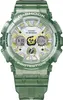 A transparent green Casio G-Shock watch is shown against a white background. Produktbild-Vorschau