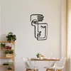 Wallity, Dekoratives Wandaccessoire aus Metall, Cara mia, Produktbild-Vorschau 2