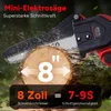 8-calowa piła łańcuchowa zasilana akumulatorowo, OUTIGO Podgląd zdjęcia produktu 2
