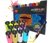 Montessa Acrylstifte Set, 36 Farben, Wasserfeste Marker für Produktbild-Vorschau 7