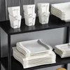 MALACASA Flora Set de vaisselle, service de 30 pièces pour Voir les images du produit 5