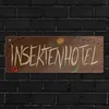 Insektenhotel Metallschild mit Holzoptik Produktbild-Vorschau 7