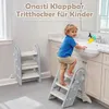 Onasti Kinder-Trittleiter, höhenverstellbar, 3 Stufen, mit Produktbild-Vorschau 4