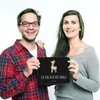 Mr. & Mrs. Panda Mouse Pad Lama König - Schwarz - Geschenk, Produktbild-Vorschau 4