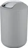WENKO Schwingdeckel Eimer Brasil grau 6,5 L Müll Kosmetik Produktbild-Vorschau 1