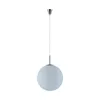 Lindby Hängeleuchte Marike, Ø 40 cm, weiß, Glas, Kugel, E27 Produktbild-Vorschau 1