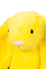 Close-up of a yellow plush bunny's face. Podgląd zdjęcia produktu