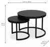 Set di tavolini da caffè rotondi SensaHome - Set di Anteprima dell’immagine prodotto 7