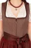 Dirndl Tamika 70cm Länge braun 40 Produktbild-Vorschau 4