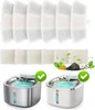 Oneisall 6pcs Ersatzfilter für 3,5L Edelstahl Katzenbrunnen Produktbild-Vorschau 1