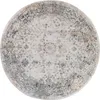 Tapiso Koberec VALLEY Round Vintage Grey Ložnice 240 x 240 Náhled obrázku produktu 2