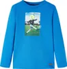Kinder-Langarmshirt Kobaltblau 116 Produktbild-Vorschau 1