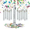 Relaxdays Party Popper, zestaw 12 sztuk, wysokość efektu Podgląd zdjęcia produktu 1