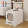 PurpurRain Katzentoilette mit ausziehbarer Schale u. Produktbild-Vorschau 4