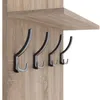 AKKE Sonoma Garderobenpaneel MAXI - CHROM haken BxH: 60x90 Produktbild-Vorschau 3