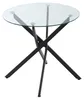HOMCOM Eettafel, ronde keukentafel voor 4 personen, ronde Productafbeelding-voorbeeld 1