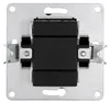 Schalter McPower ''Flair'', 250V/10A, UP, anthrazit mit Produktbild-Vorschau 2