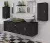 vidaXL 11-tlg. Badmöbel-Set mit Waschbecken und Wasserhahn Produktbild-Vorschau 3