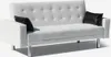 Agata Kunstleder 2-Sitzer Schlafsofa bereit zu schlafen - Produktbild-Vorschau 1