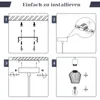 Diagrams illustrating the installation steps for a pendant light. Produktbild-Vorschau