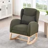 MODFU Schaukelstuhl mit verstellbare Fußstütze,Loungesessel Produktbild-Vorschau 3