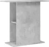 vidaXL Support pour aquarium gris béton 75x36x72,5 cm Bois Voir les images du produit 1