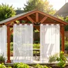 Outdoor Vorhang mit Ösen Wasserdicht Transparent Gardinen Produktbild-Vorschau 4