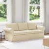 vidaXL Sofa Creme 215 x 82 x 80 cm Stoff Produktbild-Vorschau 2