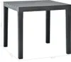 vidaXL Stół ogrodowy antracyt 78x78x72 cm plastikowy Podgląd zdjęcia produktu 4