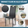 Esszimmerstühle SALERNO , 4-er SET, Schwarz Produktbild-Vorschau 4