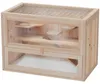 Kleintierkäfig Holz 60 x 35 x 42 cm Aosom Produktbild-Vorschau 2