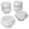6x LEO Lví hlava Tureens 450ml White 6 Servírovací Náhled obrázku produktu 1